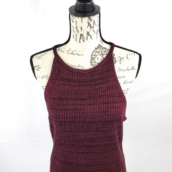Say What? Purple and Black Halter Tank Size 2X - Picture 5 of 9